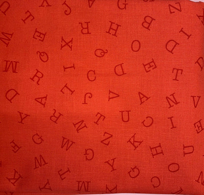 High Quality Quilt Fabric-Sold by the Yard-Riley Blake Designs-Alphabet Pattern-100% Cotton Fabric