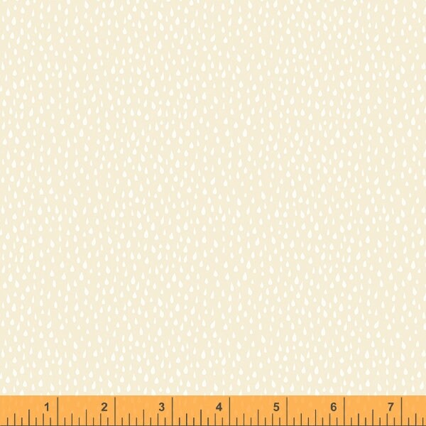 Quilting Cotton Fabric-Hand Cut off the Bolt- Sold by the 1/2 yard- White on Cream- French Vanilla- Whistler Studios-100% Cotton Fabric