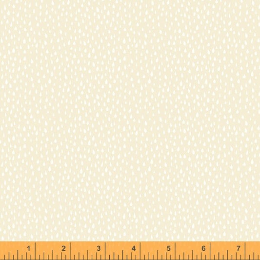 Quilting Cotton Fabric-Hand Cut off the Bolt- Sold by the 1/2 yard- White on Cream- French Vanilla- Whistler Studios-100% Cotton Fabric