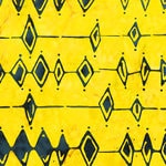 High Quality Batik Fabric- Hand Cut off the Bolt-Sold 1/2 yd increments-Lemon-Anthology Fabrics-Here There Collection-100% Cotton Fabric