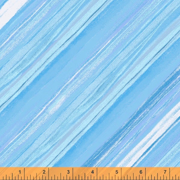 High Quality Quilting Fabric-- Hand Cut -Sold by the 1/2 Yard- Vista Collection-Sky-Windham Fabrics-100% Cotton Fabric