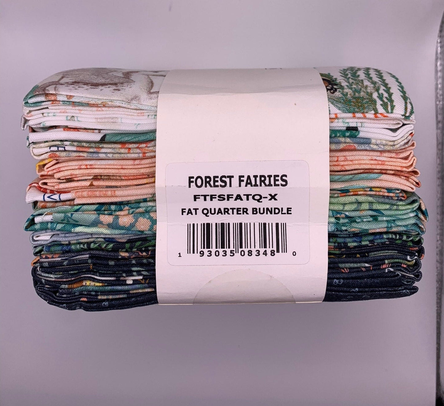 High Quality Precut Quilt Fabric Fat Quarters-(20) Fat Quarters-Windham Fabrics-Forest Fairies-100% Cotton