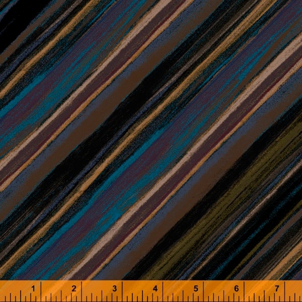 Quilting Fabric-- Hand Cut -Sold by the 1/2 Yard- Vista Collection-Night Drive-Windham Fabrics-100% Cotton Fabric-Sold by the 1/2 Yard-