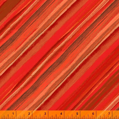 High Quality Quilting Fabric-- Hand Cut -Sold by the 1/2 Yard- Vista Collection-Red Sky-Windham Fabrics-100% Cotton Fabric