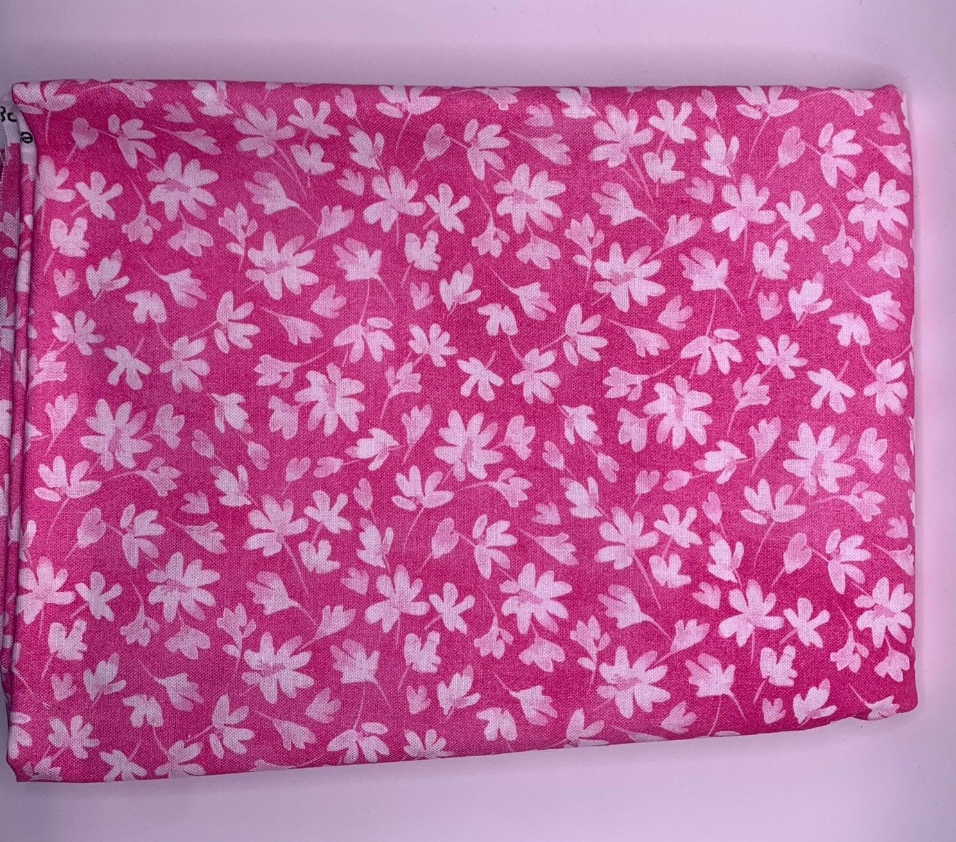 Quilt Fabric- Hand Cut -Sold by the 1/2 Yard- PB Textiles - Full Bloom - Courtney Morganstern - DSN #04650 - Pink -100% Cotton Fabric